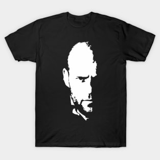 Jason Statham white portrait T-Shirt